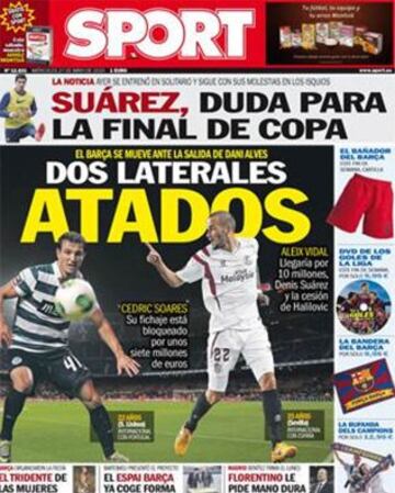 Portadas de la prensa deportiva