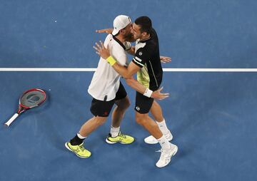 Juan Sebastián Cabal y Robert Farah ante Oliver Marach y Mate Pavic