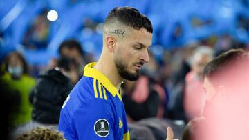 BUENOS AIRES, ARGENTINA-JULY 5: Boca Juniors Darâo Benedetto is seen during Copa Libertadores football match between Boca Juniors and Corinthians at Alberto J. Armando Stadium in Buenos Aires City, Argentina on July 5, 2022. (Photo by Stringer/Anadolu Agency via Getty Images)