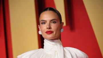 Alessandra Ambrosio arrives at the Vanity Fair Oscar party after the 96th Academy Awards, known as the Oscars, in Beverly Hills, California, U.S., March 10, 2024. REUTERS/Danny Moloshok
