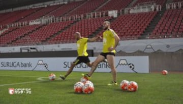 Independiente Santa Fe suma tres días de trabajo en Japón y tiene todo listo para buscar el título de la Suruga Bank el miércoles.