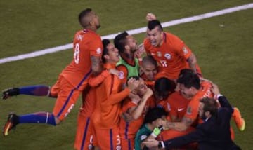 Así festejó la Roja su título Centenario