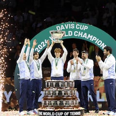 Italia domina el tenis con su segundo título seguido de Copa Davis