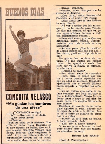 Concha Velasco, la primera 'chica AS' 06/12/67.