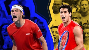 Taylor Fritz y Jaume Munar.