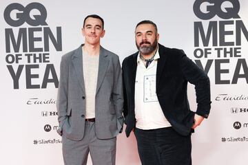 Alberto Casado y Rober Bodegas en la gala de premios GQ Hombres del Año 2023.