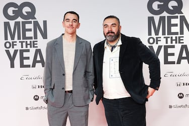 Alberto Casado y Rober Bodegas en la gala de premios GQ Hombres del Año 2023.