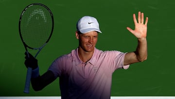 The Italian joked about what he likes least about tennis and spoke about the serve clock after Alcaraz’s problems. “I try to stay within 25 seconds.”