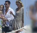Simeone desconecta en Formentera junto a su familia
