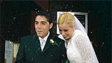 <b>ENLACE.</B> Perdiguero contrajo matrimonio.