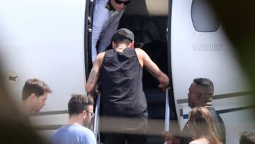 Las primeras horas de Neymar después de la operación del pie