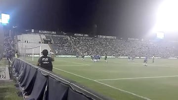 La obra de arte de Farfán en la fiesta de Alianza Lima