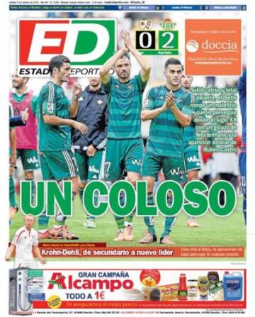 Portadas de la prensa deportiva