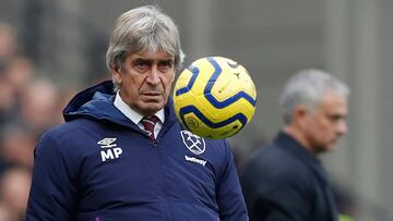Pellegrini, con el West Ham.