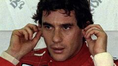 FILE PHOTO: Ayrton Senna of Brazil puts in his earplugs prior to the qualifying session July 2, 1993 ahead of the July 4th French Grand Prix REUTERS/Stringer/File Photo PLEASE SEARCH &quot;FROM THE FILES - 25TH ANNIVERSARY OF AYRTON SENNA&#039;S DEATH&quo