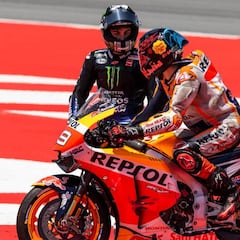 Dura el mal rollo entre Lorenzo y Maverick tras lo de Montmeló