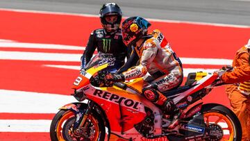Maverick y Lorenzo en Montmeló.
