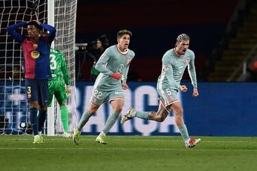 1-1. Rodrigo de Paul celebra el tanto del empate.