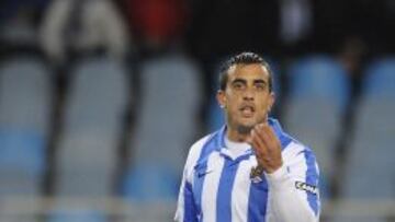 Ifr&aacute;n, con la camiseta de la Real.