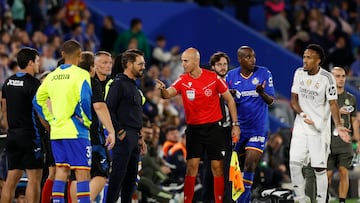 Indignación en el Getafe con el arbitraje