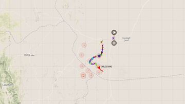 El momento exacto en el que Carlos Sainz se perdió