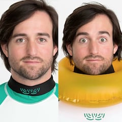 Un español inventa un collar salvavidas para los deportes acuáticos