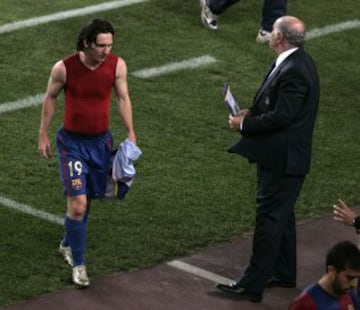 Pen迆ltimo partido de la Liga 2006-2007. Barcelona-Espanyol. El Real Madrid ten赤a la Liga perdida, pero un gol de Tamudo en el 迆ltimo minuto cambi車 la historia de esa Liga.