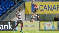 Adri&aacute;n Ramos y Rodri celebran en 2-2 ante Las Palmas.