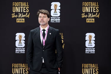 El entrenador de EE.UU.,  Mauricio Pochettino.