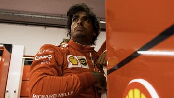 Carlos Sainz (Ferrari). Hungaroring, Hungria. F1 2021.
