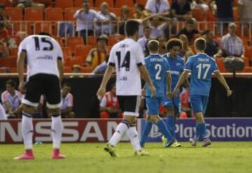 2-3. Witsel celebró el tercer tanto que daba la victoria al Zenit.