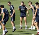 El Madrid entrenó con normalidad antes de viajar a Bilbao