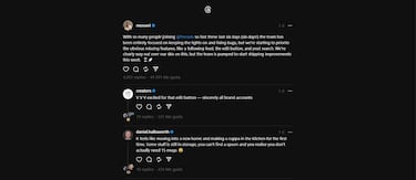 Threads tendrá también un botón con el que podrás editar tus mensajes