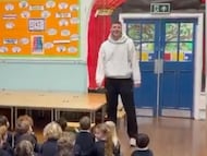 La hermosa bienvenida a Sam Heathcote por sus alumnos