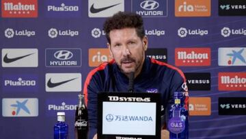 Simeone: "El mejor estilo es el que gane partidos"