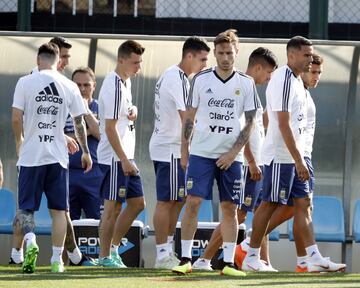Barcelona 01Junio 2018, España
Previa al Mundial 2018
Entrenamiento de la seleccion Argentina Ciudad Deportiva Joan Gamper, Barcelona.
Foto Ortiz Gustavo