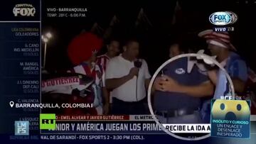 Reportero es despojado de su celular en plena transmisión
