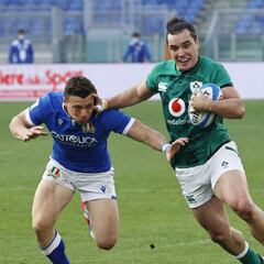 Irlanda firma su primera victoria tras aplastar a Italia