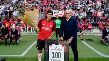 Erick Gutiérrez jugó 35 minutos en escandalosa goleada del PSV