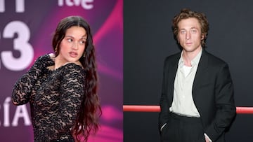 A finales de año, 2023 nos ha sorprendido con rumores de romance entre dos de los rostros más conocidos a nivel internacional: la cantante Rosalía y el actor norteamericano Jeremy Allen White, a quienes se ha visto y fotografiado en varias ocasiones en una actitud de lo más cariñosa. Algo totalmente inesperado después de que la catalana rompiese su compromiso con el cantante puertorriqueño Rauw Alejandro, con quien tenía planes de pasar por el altar e incluso se había comprado un palacete en Cataluña.