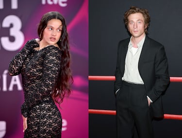 Rosalía y Jeremy Allen White