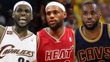 ¿Qué hizo LeBron James en otras Finales de la NBA?