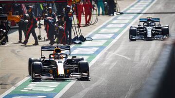 Verstappen y Bottas.