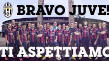 El Barça felicita a la Juve por su título: "Bravo, te esperamos"