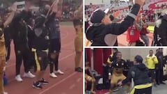 ¡Hasta con muletas festeja! Maradona celebró nuevo triunfo del Dorados