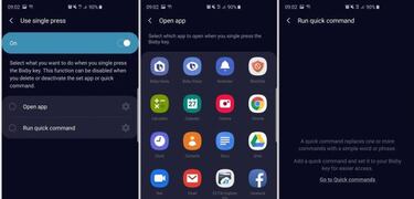 El Samsung Galaxy S10 podrá cambiar las acciones del botón Bixby