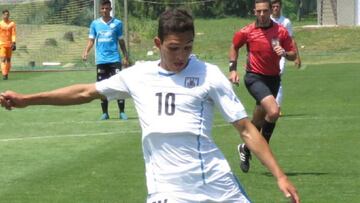 Sanabria, joven promesa uruguaya, ya está en Madrid