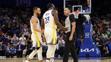 La protesta constante de Green por una jugada en la que ni siquiera estaba involucrado no gustó nada en los Warriors, que ganaron y siguen vivos.