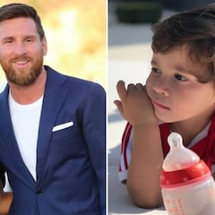 La mujer de Messi se ve obligada a aclarar una foto de su hijo Mateo por su camiseta
