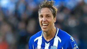 Pina, en un partido con el Alavés.